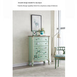 Elegant Pine Density Board Cabinet with Artistic Hand-Painted Design - Perfect Storage Solution for Your Home hfgxc-4866