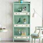 Charming Pine Density Board Cabinet with Floral Accents - Stylish Storage Solution for Any Room hfgxc-4867