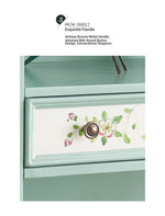 Charming Pine Density Board Cabinet with Floral Accents - Stylish Storage Solution for Any Room hfgxc-4867