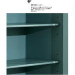 Elegant Floral Design Cabinet - Stylish Storage Solution in Graceful Blue and White Finish hfgxc-4873