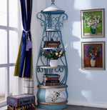 Elegant Solid Wood Density Board Storage Rack - Stylish Corner Shelf for Home and Office Décor hfgxc-4876