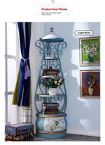 Elegant Solid Wood Density Board Storage Rack - Stylish Corner Shelf for Home and Office Décor hfgxc-4876