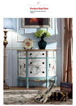 Charming Floral-Decorated Cabinet with Spacious Drawers - Stylish Density Board Storage Solution for Home Décor hfgxc-4877