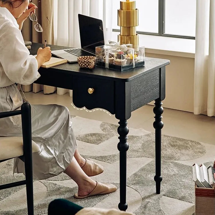 Elegant Red Oak Desk with Multi-Layer Board Finish - Perfect for Home and Office Use hggw-4182