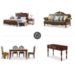 Luxurious Cowhide Leather and Solid Wood Stool for Elegant Home Décor hgl-4338