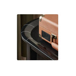 Vintage Elegance: Beech Wood and Glass Cabinet with Intricate Design hgl-4341