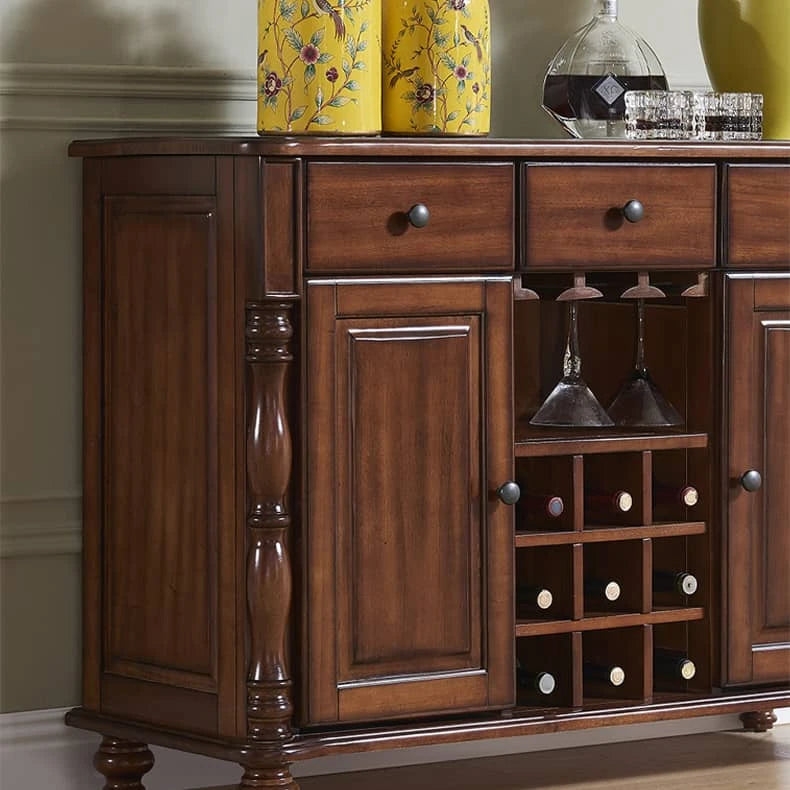 Elegant Solid Wood Cabinet with Ample Storage and Classic Design hgl-4350