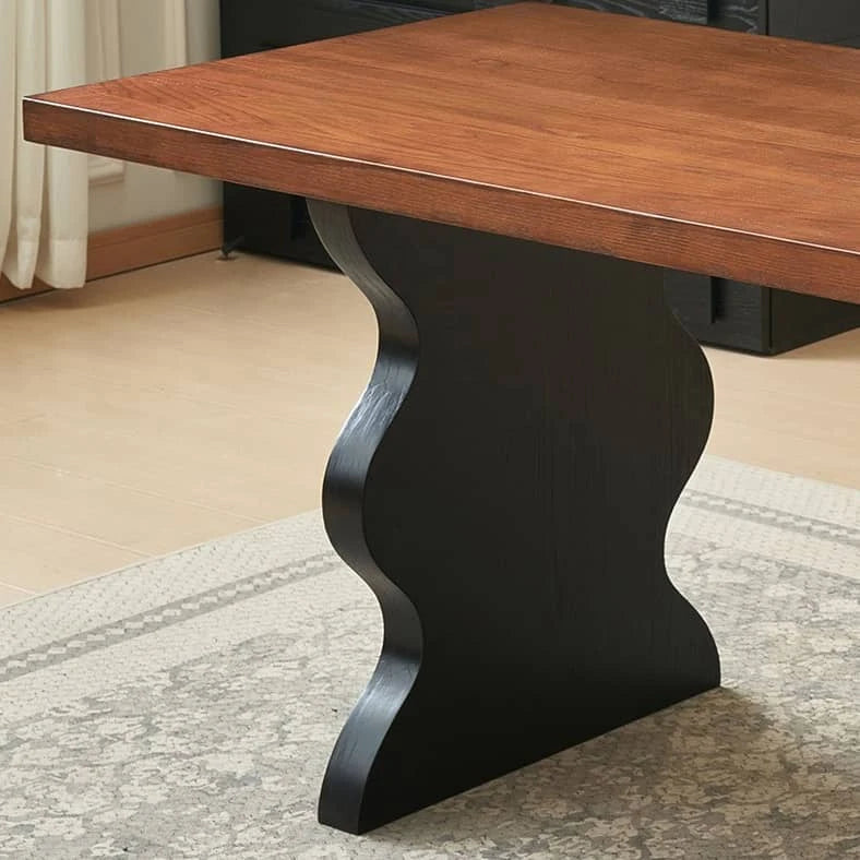 Elegant Ash Wood Dining Table for Modern Interiors hgl-4352