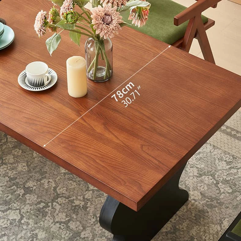 Elegant Ash Wood Dining Table for Modern Interiors hgl-4352