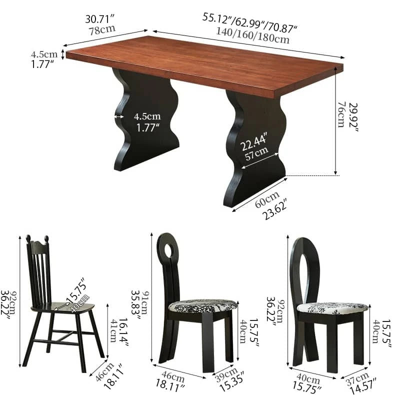 Elegant Ash Wood Dining Table for Modern Interiors hgl-4352