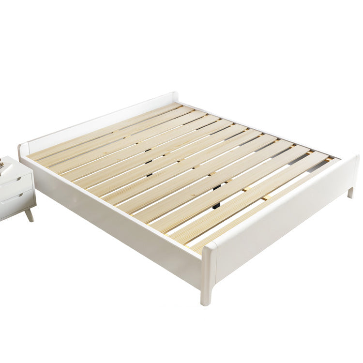 Luxurious Solid Wood Bed Frame in Natural Brown, White, Gray & Black Ash Finishes hglna-1444