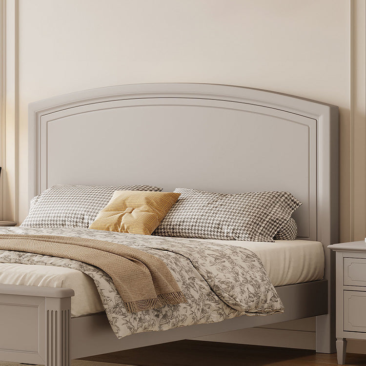 Stylish and Durable Gray Bed Frame Made from High-Quality Rubber Wood and Solid Pine hglna-1446