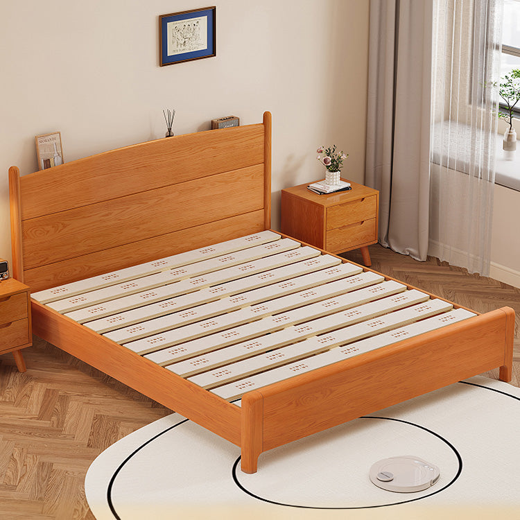 Premium Solid Pine and Ash Wood Bed Frame - Modern Natural Finish hglna-1455