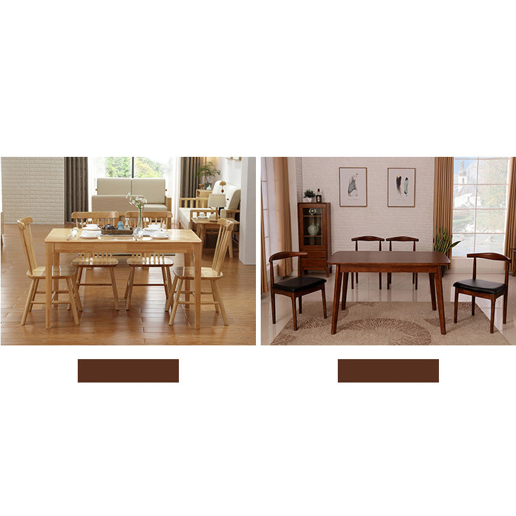 Stylish Natural Brown Rubber Wood Table - Perfect for Modern Interiors hglna-1464