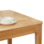 Stylish Natural Brown Rubber Wood Table - Perfect for Modern Interiors hglna-1464