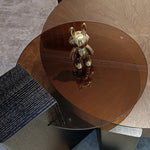 Stylish Multi-Layer Board and Tempered Glass Tea Table - Elegant Living Room Centerpiece hgnzj-4327