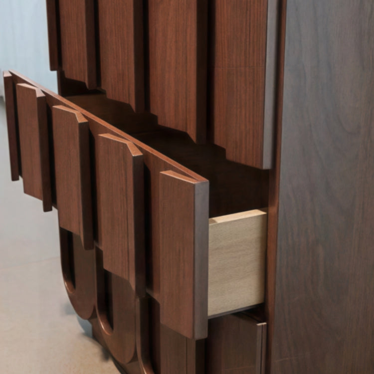 Minimalist Solid Wood Chest of Drawers, Modern Storage Cabinet for Bedroom or Living Room hhzp-0226-67