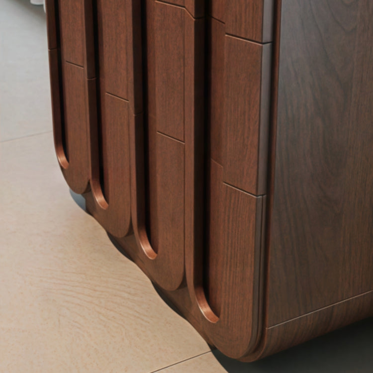 Minimalist Solid Wood Chest of Drawers, Modern Storage Cabinet for Bedroom or Living Room hhzp-0226-67