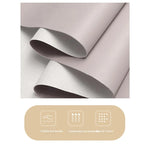 Stylish Solid Wood Nightstand with Faux Leather Finish – Modern Bedroom Storage Solution hjd-3144