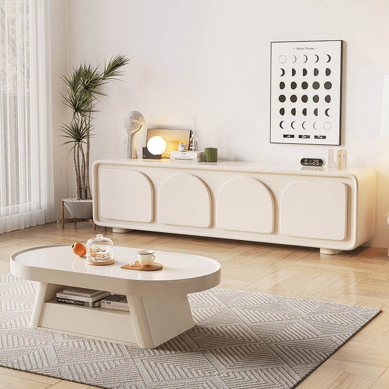 Elegant Beige TV Cabinet - Modern and Stylish Storage Solution for Your Living Room hjl-1190