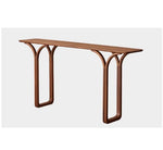 Elegant Solid Black Walnut Console Table – Modern Minimalist Design for Stylish Home Décor hjy-5008