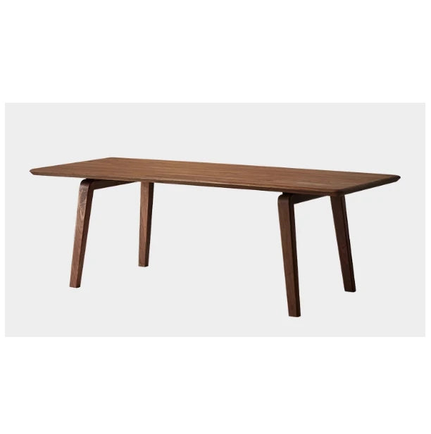 Elegant Black Walnut Wood Dining Table – Modern Design for Stylish Interiors hjy-5012