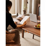 Elegant Black Walnut Wood Dining Table – Modern Design for Stylish Interiors hjy-5012