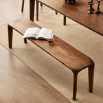 Stylish Black Walnut Wood Stool - Modern Chic Seating for Your Home & Office hjy-5013