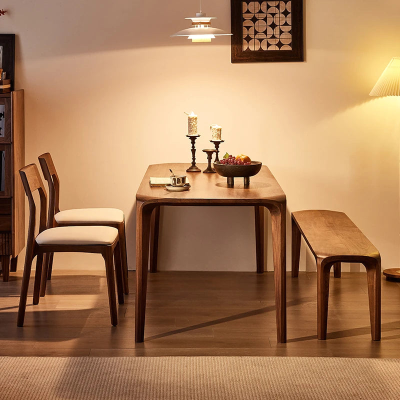 Stylish Black Walnut Wood Stool - Modern Chic Seating for Your Home & Office hjy-5013