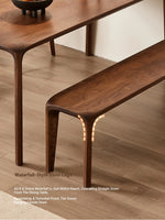 Stylish Black Walnut Wood Stool - Modern Chic Seating for Your Home & Office hjy-5013