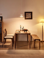 Stylish Black Walnut Wood Stool - Modern Chic Seating for Your Home & Office hjy-5013