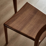 Stylish Black Walnut Wood Dining Chair - Modern Design for Home & Office Decor hjy-5014
