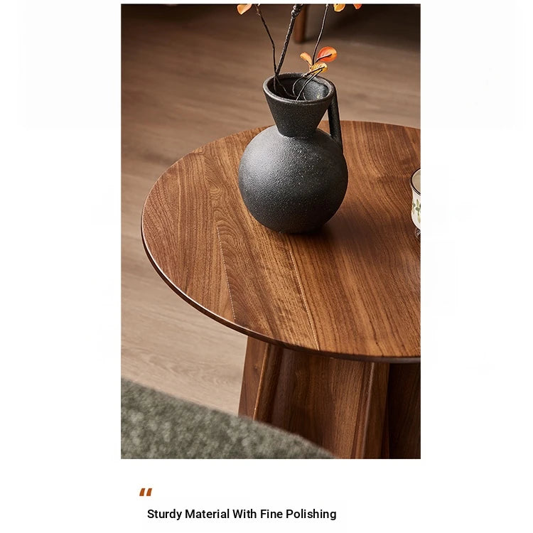 Stylish Black Walnut Tea Table - Contemporary Design for Modern Living Spaces hjy-5015
