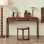 Elegant Black Walnut Makeup Table with Sleek Design and Storage Solutions - Perfect for Your Beauty Routine hjy-5020