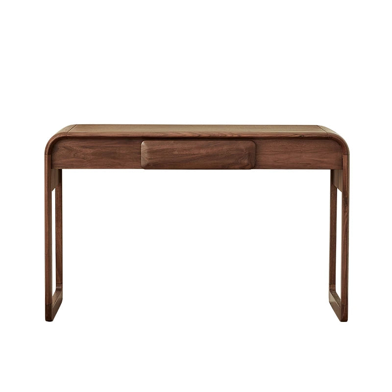 Elegant Black Walnut Makeup Table with Sleek Design and Storage Solutions - Perfect for Your Beauty Routine hjy-5020
