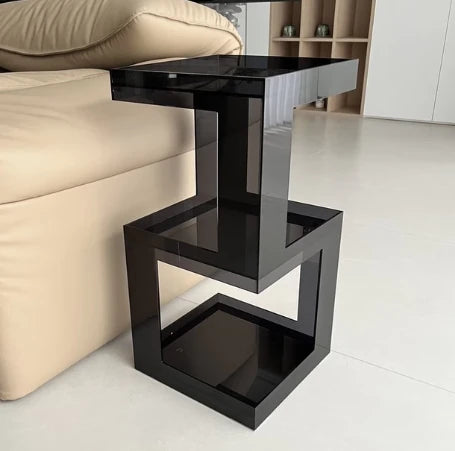 Stylish Acrylic Bedside Cupboard - Modern Multi-Functional Side Table for Home Decor hjzjl-5196