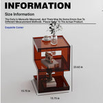 Stylish Acrylic Bedside Cupboard - Modern Multi-Functional Side Table for Home Decor hjzjl-5196