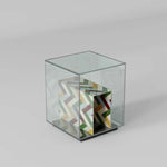 Modern Tempered Glass Acrylic Tea Table - Stylish Clear Accent Furniture for Living Room Décor hjzjl-5197