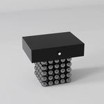 Modern PU Leather and Solid Wood Tea Table with Stylish Ball Base - Versatile Storage Solution for Any Living Room hjzjl-5199