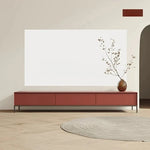 Modern Minimalist Green TV Cabinet - Stylish Density Board Entertainment Center with Storage Solutions hko-4609