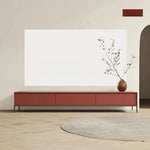 Modern Minimalist Green TV Cabinet - Stylish Density Board Entertainment Center with Storage Solutions hko-4609