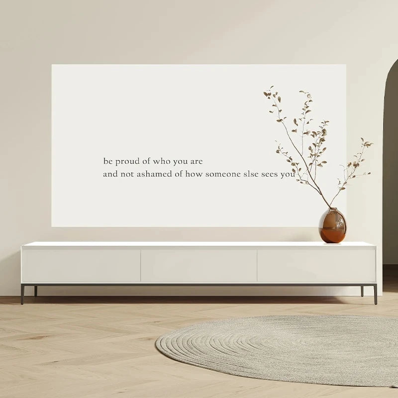 Modern Minimalist Green TV Cabinet - Stylish Density Board Entertainment Center with Storage Solutions hko-4609