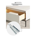 Modern Minimalist Green TV Cabinet - Stylish Density Board Entertainment Center with Storage Solutions hko-4609