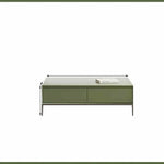 Stylish Green Density Board Coffee Table for Modern Living Rooms - Chic Home Furniture Solution hko-4623