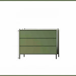 Stylish Green Density Board Cabinet with Sleek Design and Ample Storage for Modern Living Spaces hko-4628