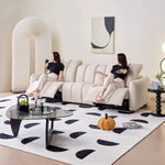 Modern Pine Wood Sofa - Beige, Gray, Green, BlueGray Fabric Options for Stylish Living Rooms hksc-989