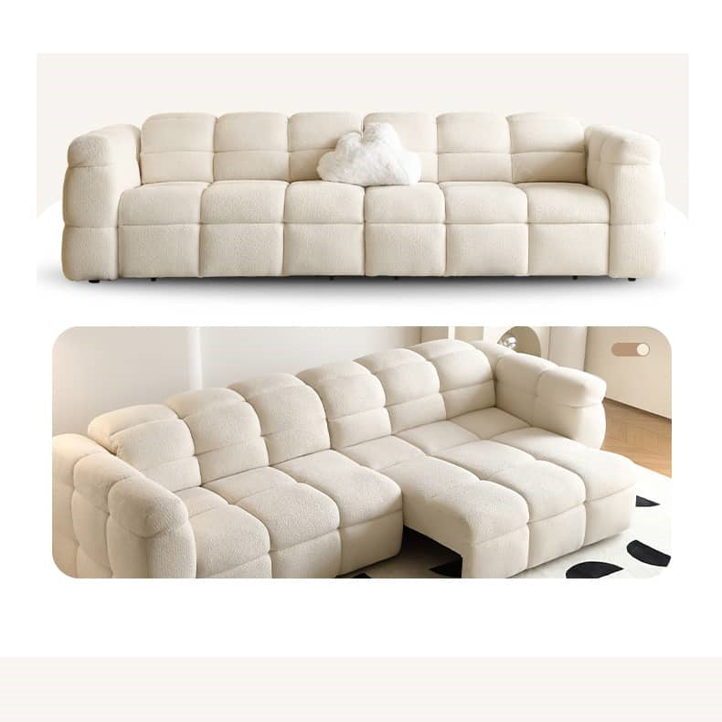 Elegant White Pine Wood Sofa - Timeless Design for Modern Homes hksc-992