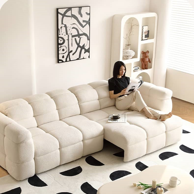 Elegant White Pine Wood Sofa - Timeless Design for Modern Homes hksc-992