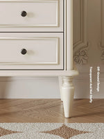 Chic Cherry Wood Pine Bedside Cupboard with Two Drawers – Stylish Nightstand for Bedroom Storage hl-4879