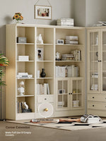 Elegant Cherry Wood Glass Cabinet - Stylish Storage Solution for Home Decor hl-4880